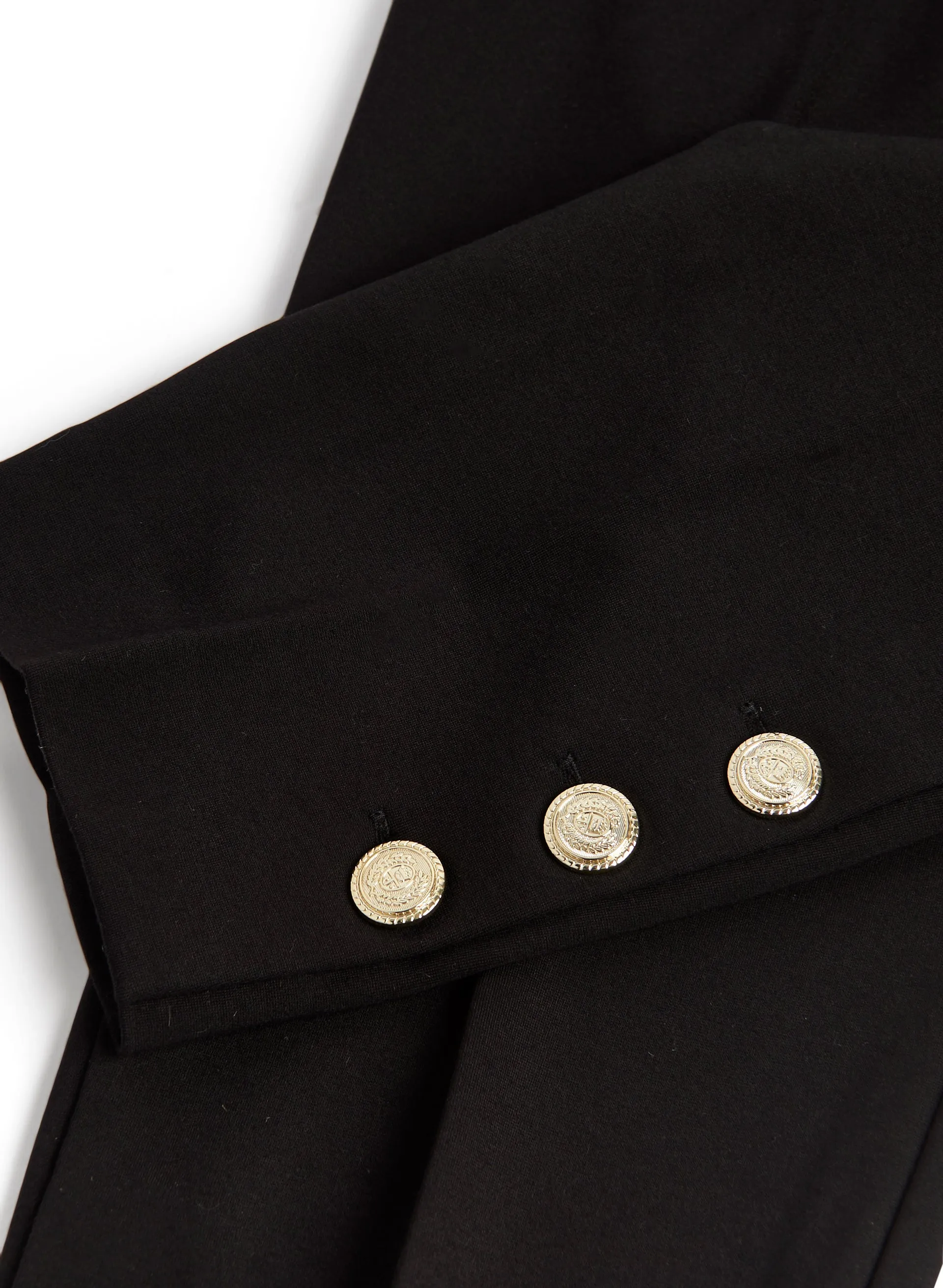 Sofia Button Detail Slim-Leg Pants - Regular sold by Laura product image thumbnail 5