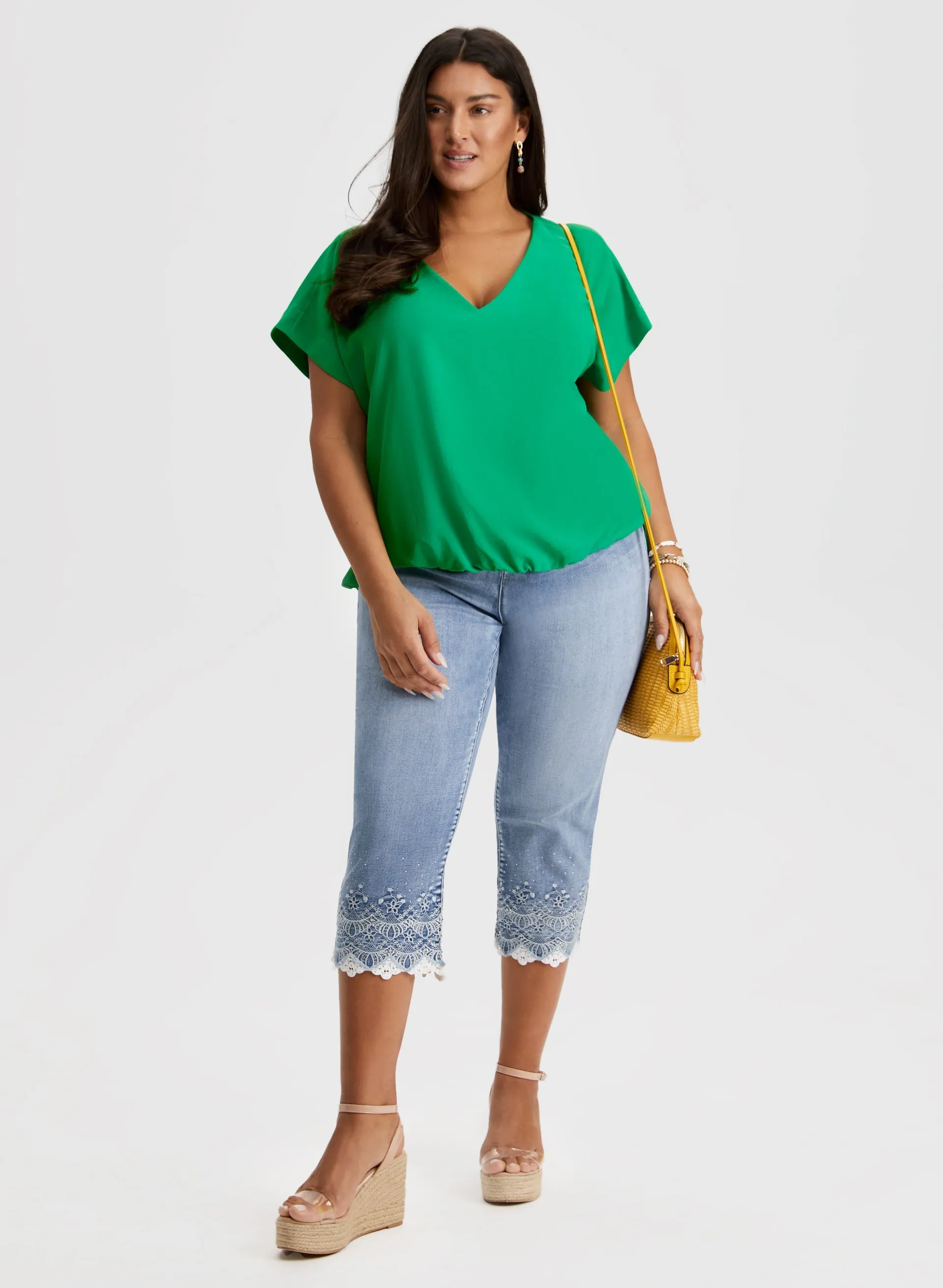 Joseph Ribkoff - V-Neck Blouse sold by Laura product image thumbnail 5