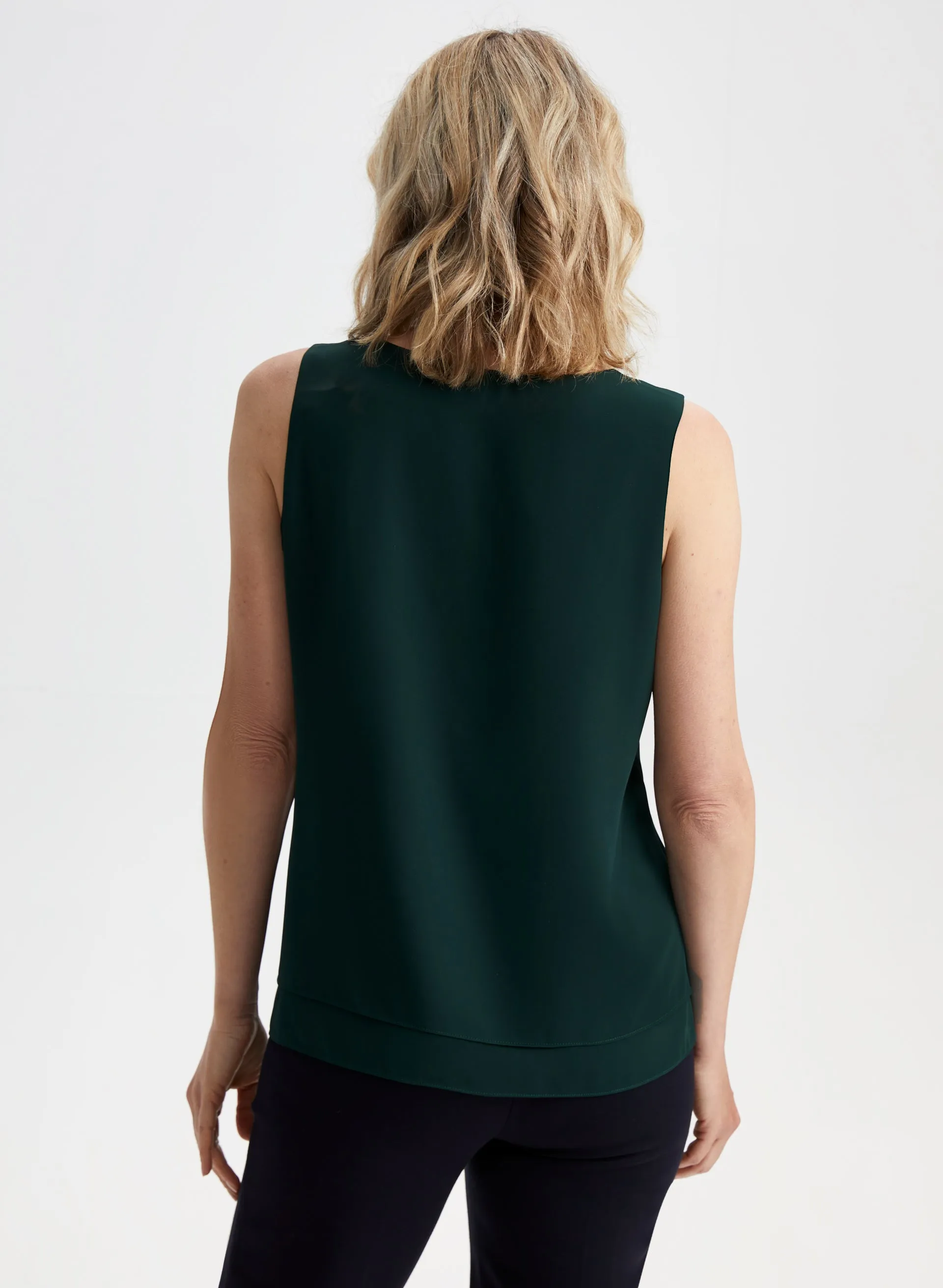 Sleeveless V-Neck Blouse sold by Laura product image thumbnail 4