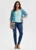 Paisley Print Open Front Top sold by Laura