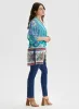 Paisley Print Open Front Top sold by Laura