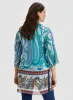 Paisley Print Open Front Top sold by Laura