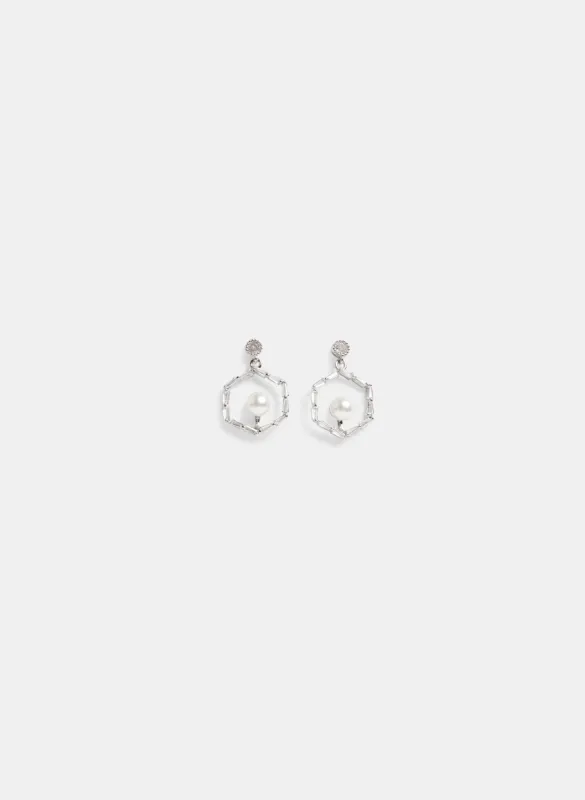 Cubic Zirconia Dangle Earrings sold by Laura