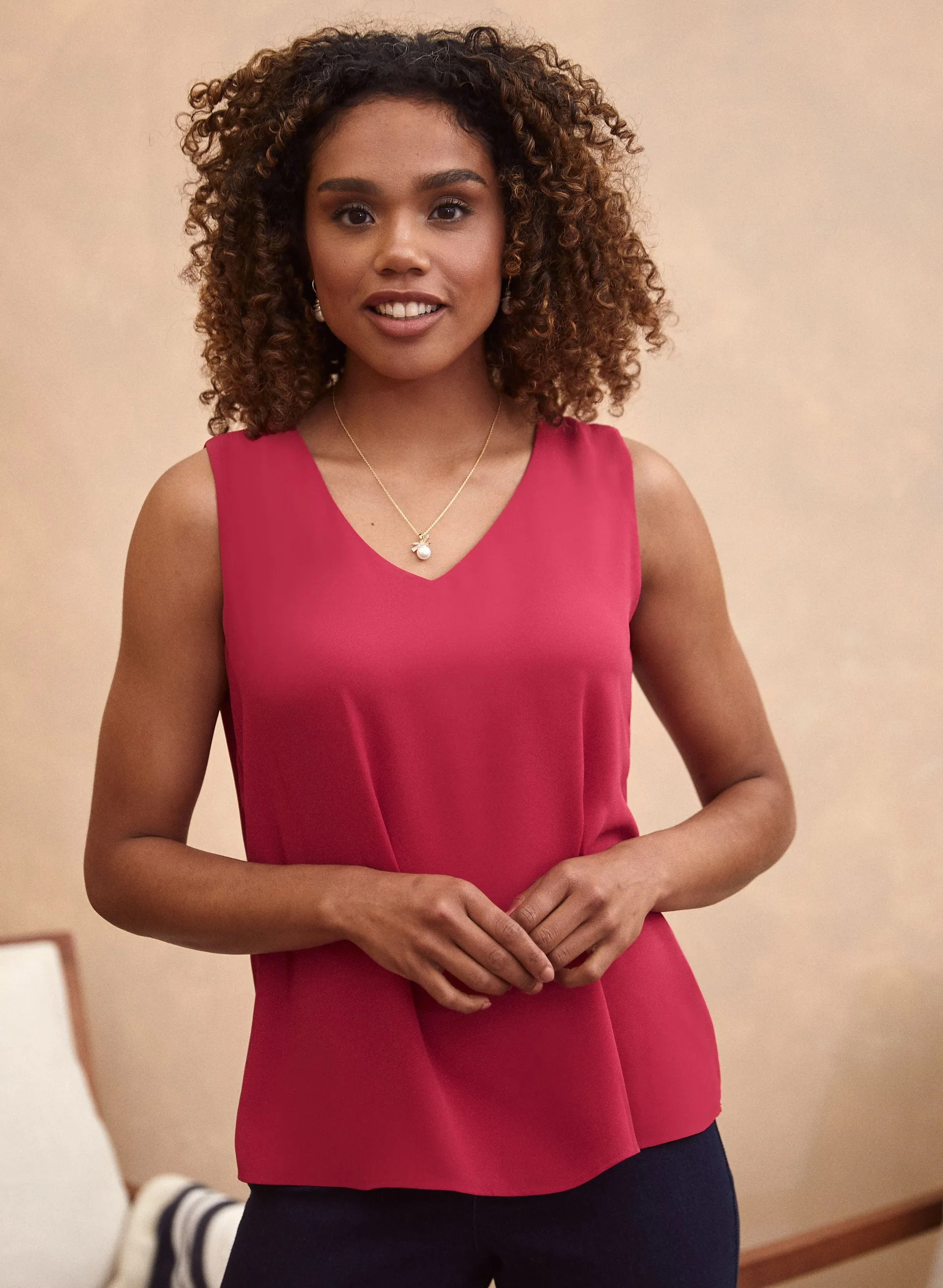 Essential V-Neck Blouse sold by Laura product image thumbnail 5