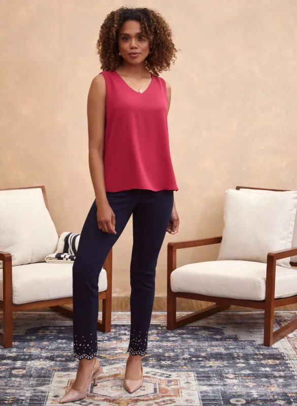 Essential V-Neck Blouse sold by Laura