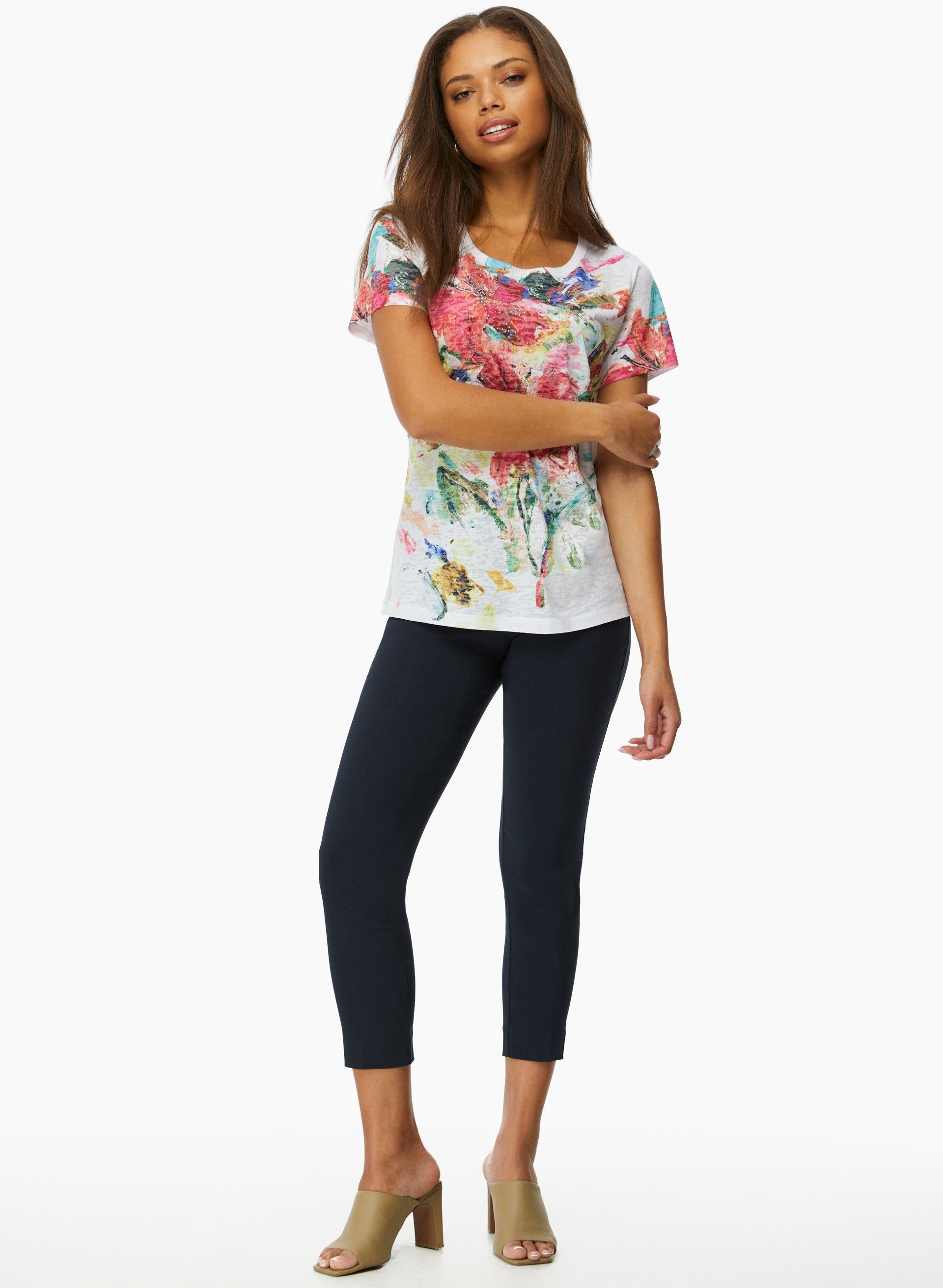 Vex - Distressed Floral Print Tee sold by Laura product image thumbnail 3