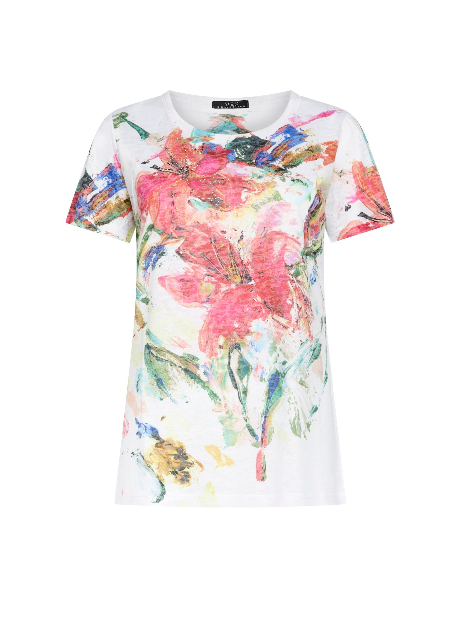 Vex - Distressed Floral Print Tee sold by Laura product image thumbnail 5