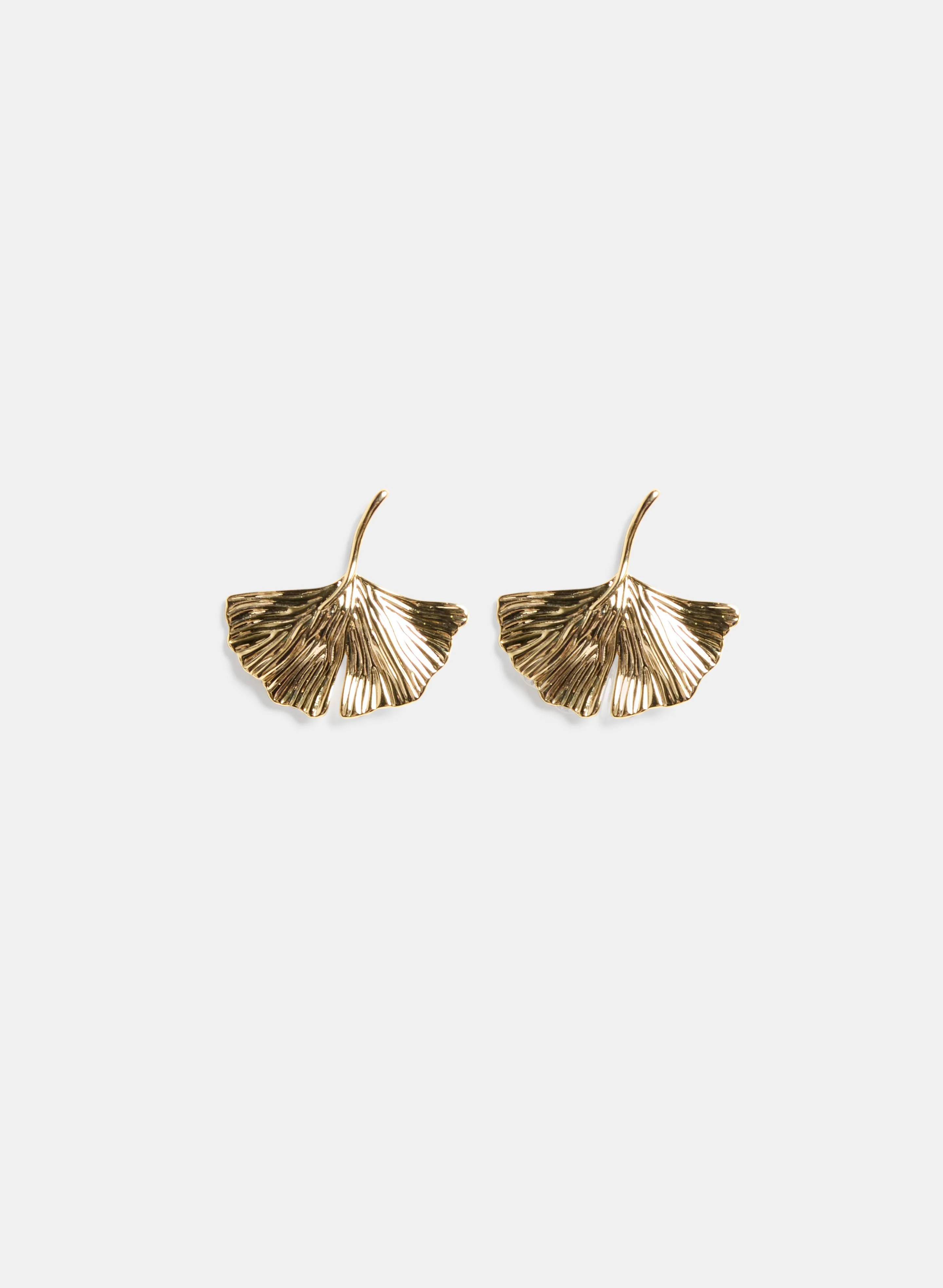 Leaf Shape Stud Earrings sold by Laura