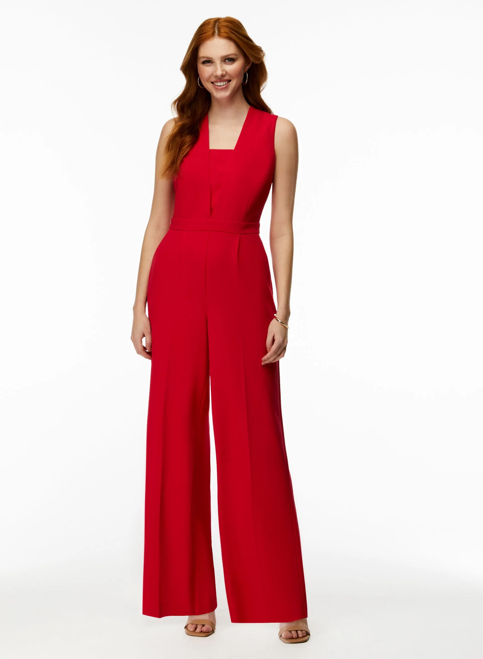 Sleeveless Wide Leg Jumpsuit sold by Laura