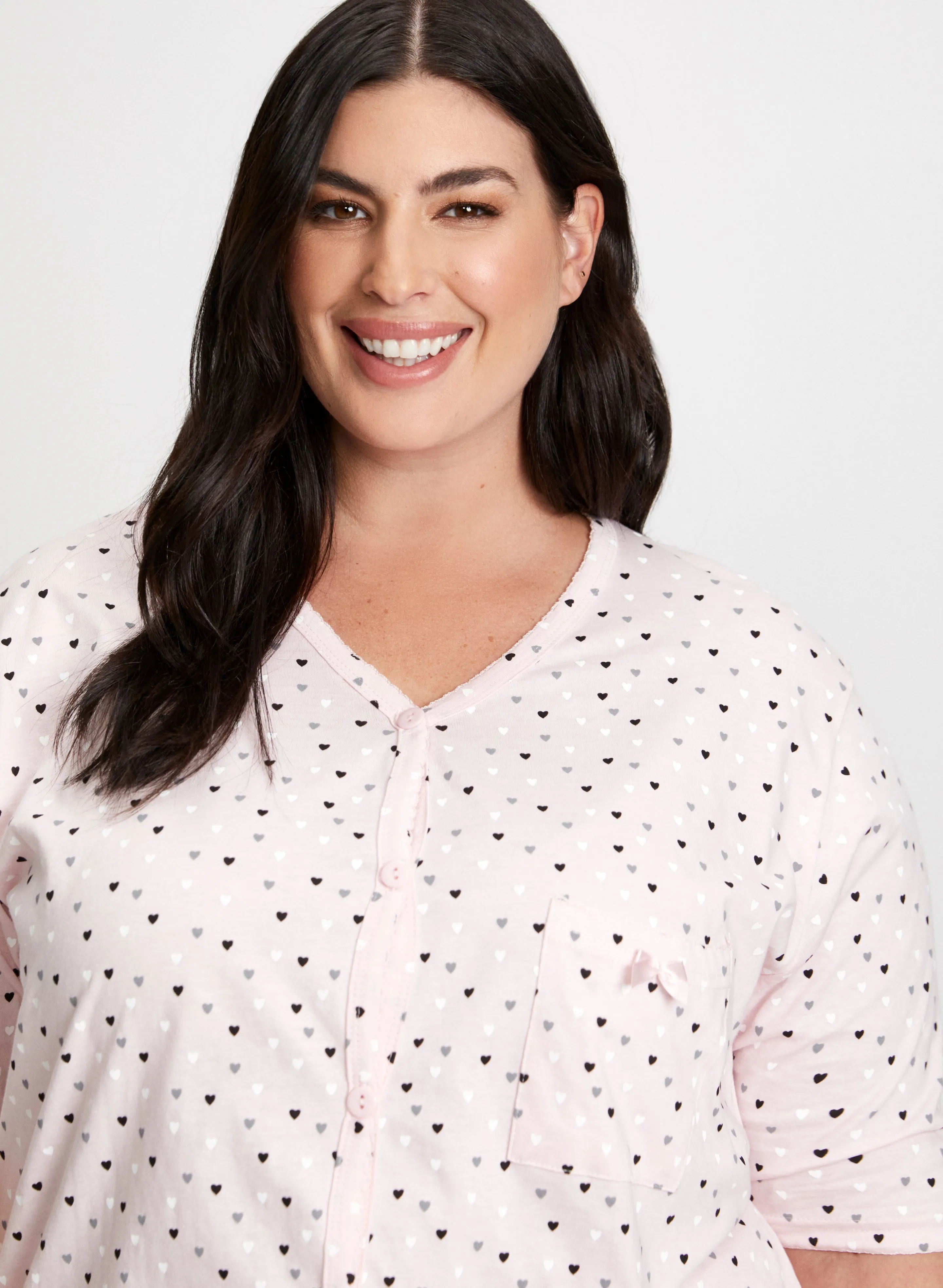 Heart Print Pyjama Set sold by Laura product image thumbnail 5