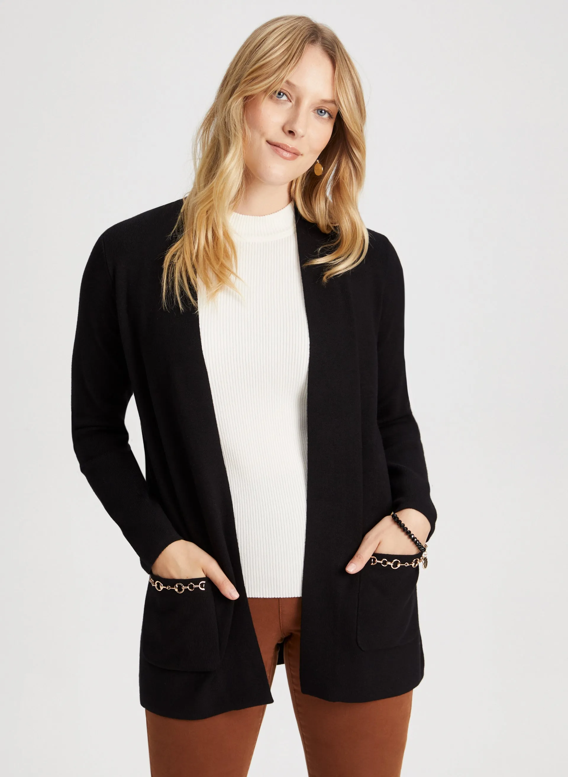 Chain Detail Cardigan sold by Laura