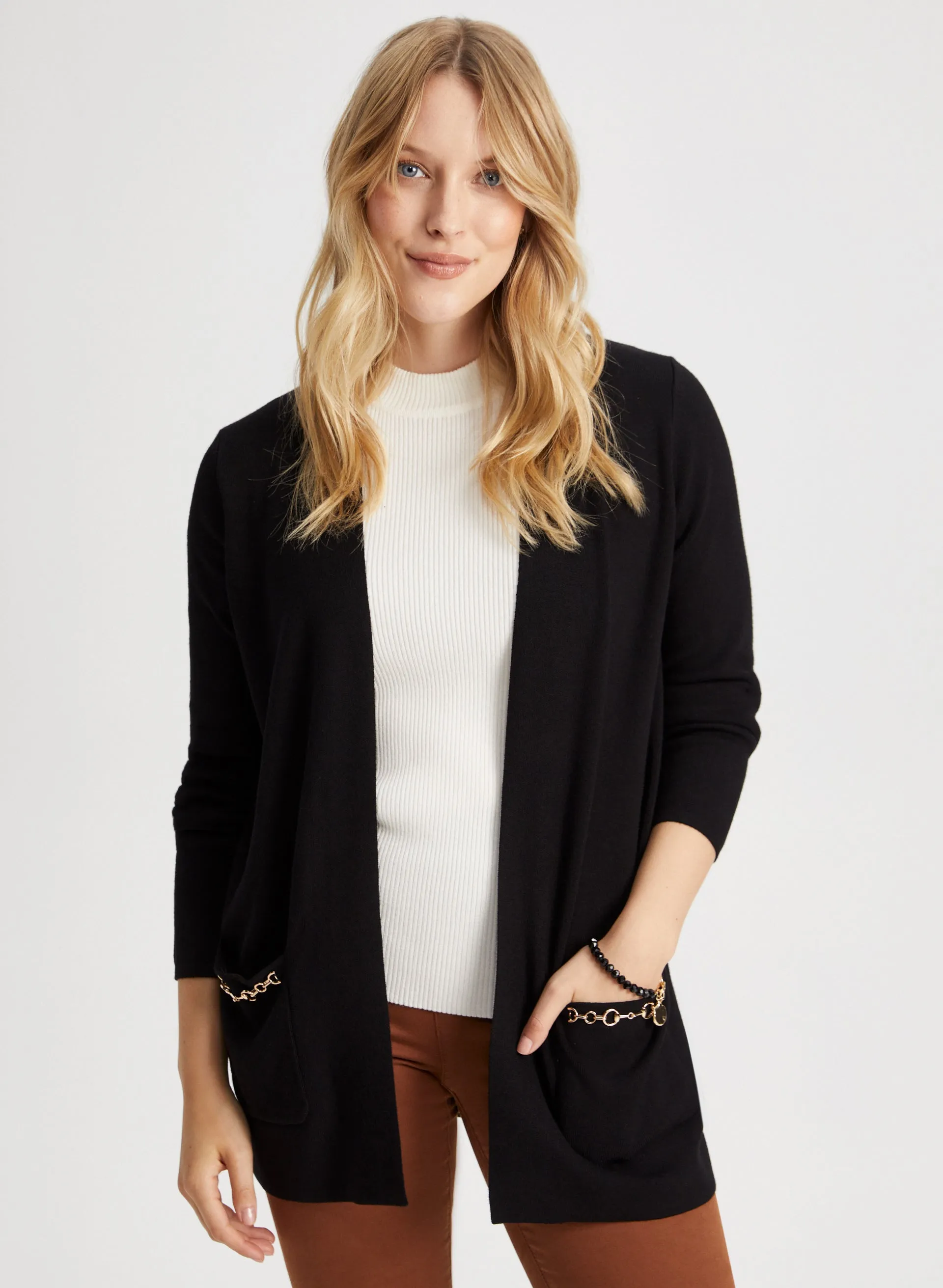 Chain Detail Cardigan sold by Laura product image thumbnail 5