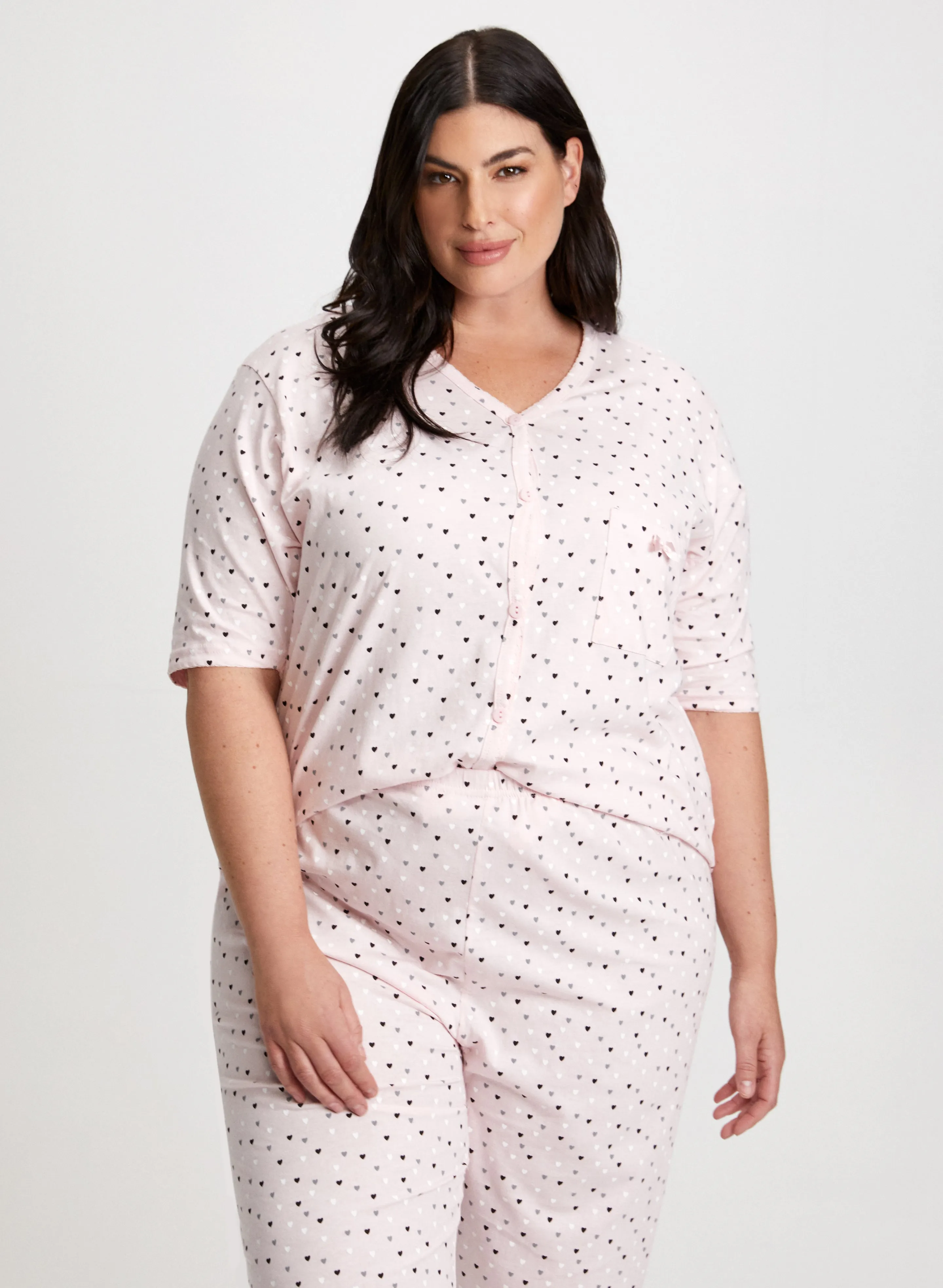 Heart Print Pyjama Set sold by Laura product image thumbnail 3
