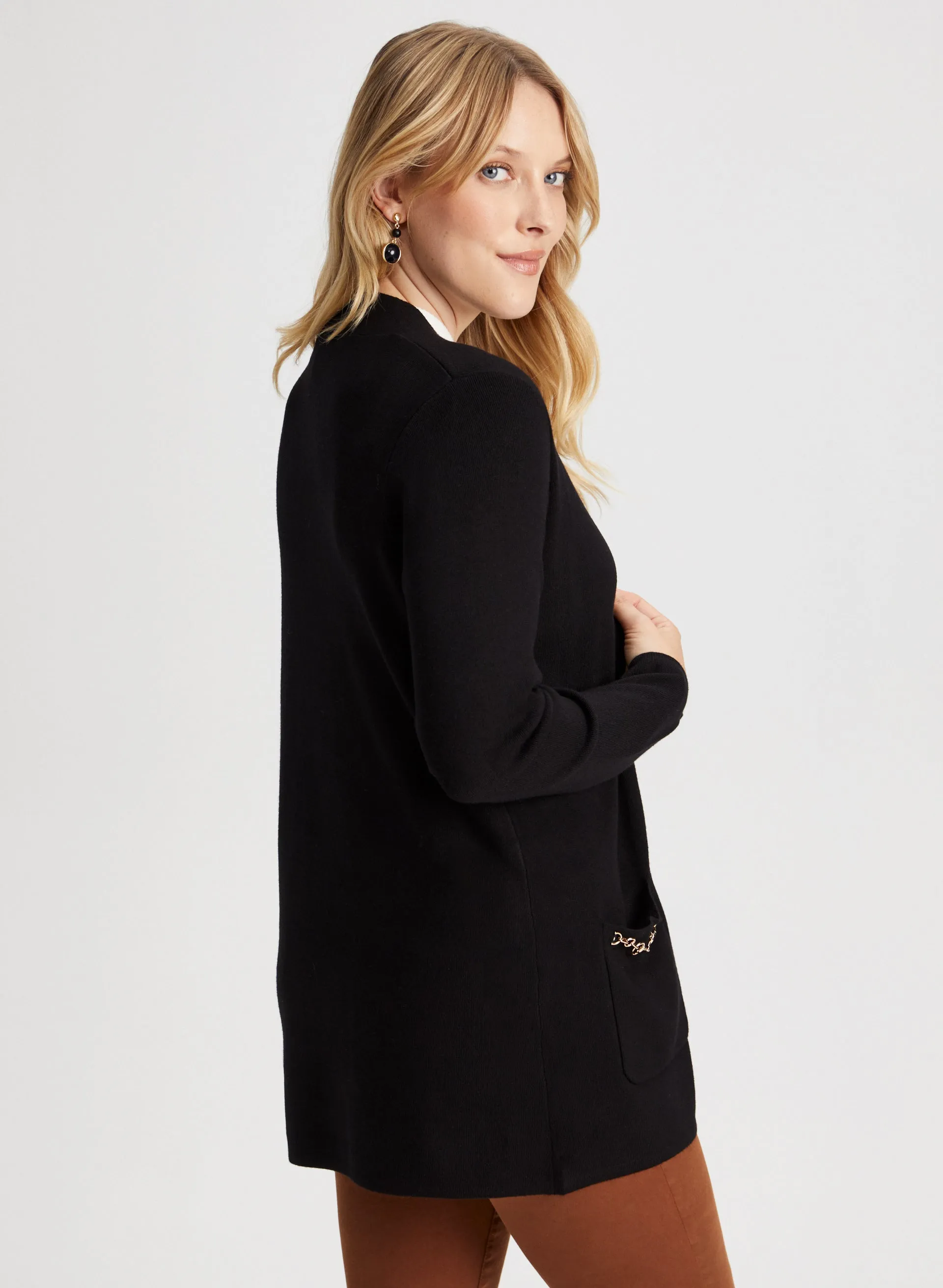 Chain Detail Cardigan sold by Laura product image thumbnail 4