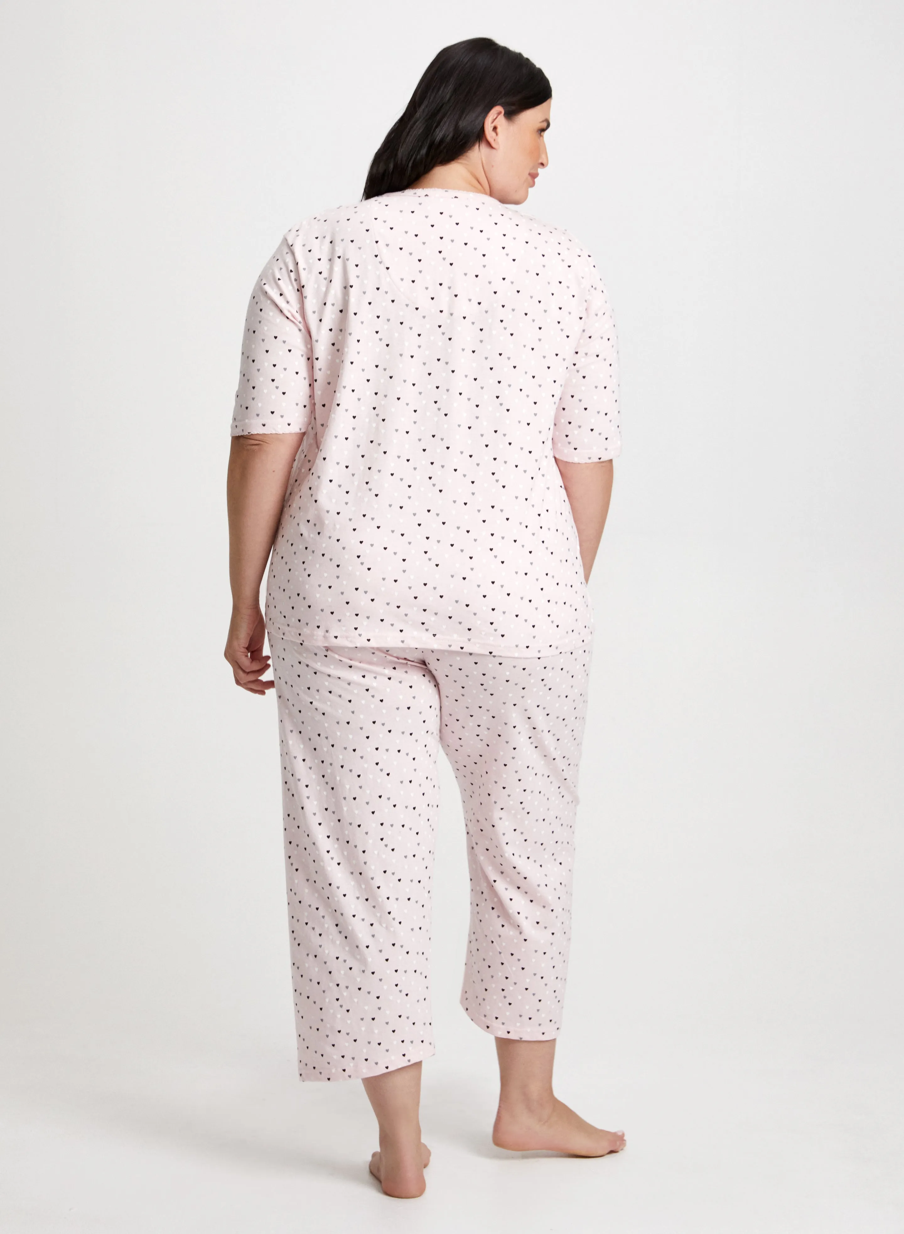 Heart Print Pyjama Set sold by Laura product image thumbnail 2