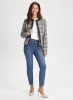 Plaid Contrast Trim Jacket sold by Laura