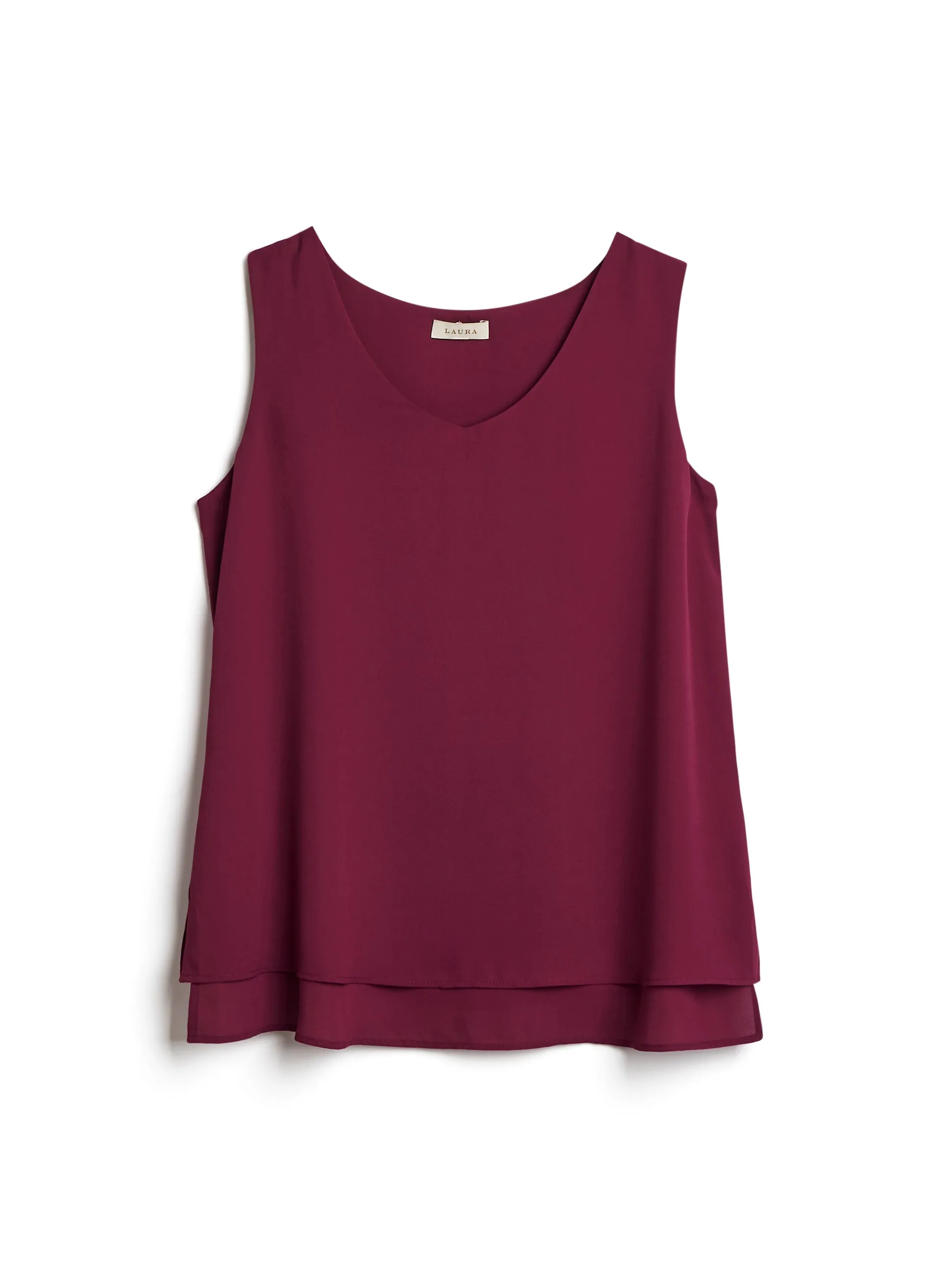Sleeveless V-Neck Blouse sold by Laura product image thumbnail 5