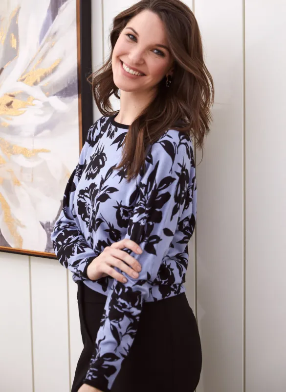 Floral Print Sweater sold by Laura