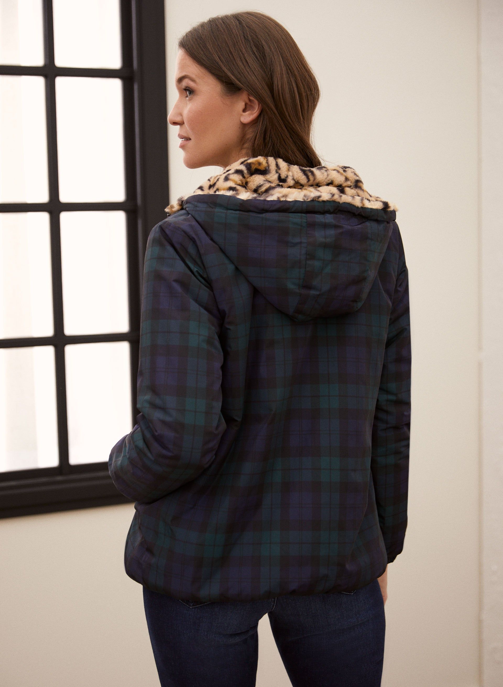 Reversible Leopard Motif Jacket sold by Laura product image thumbnail 2