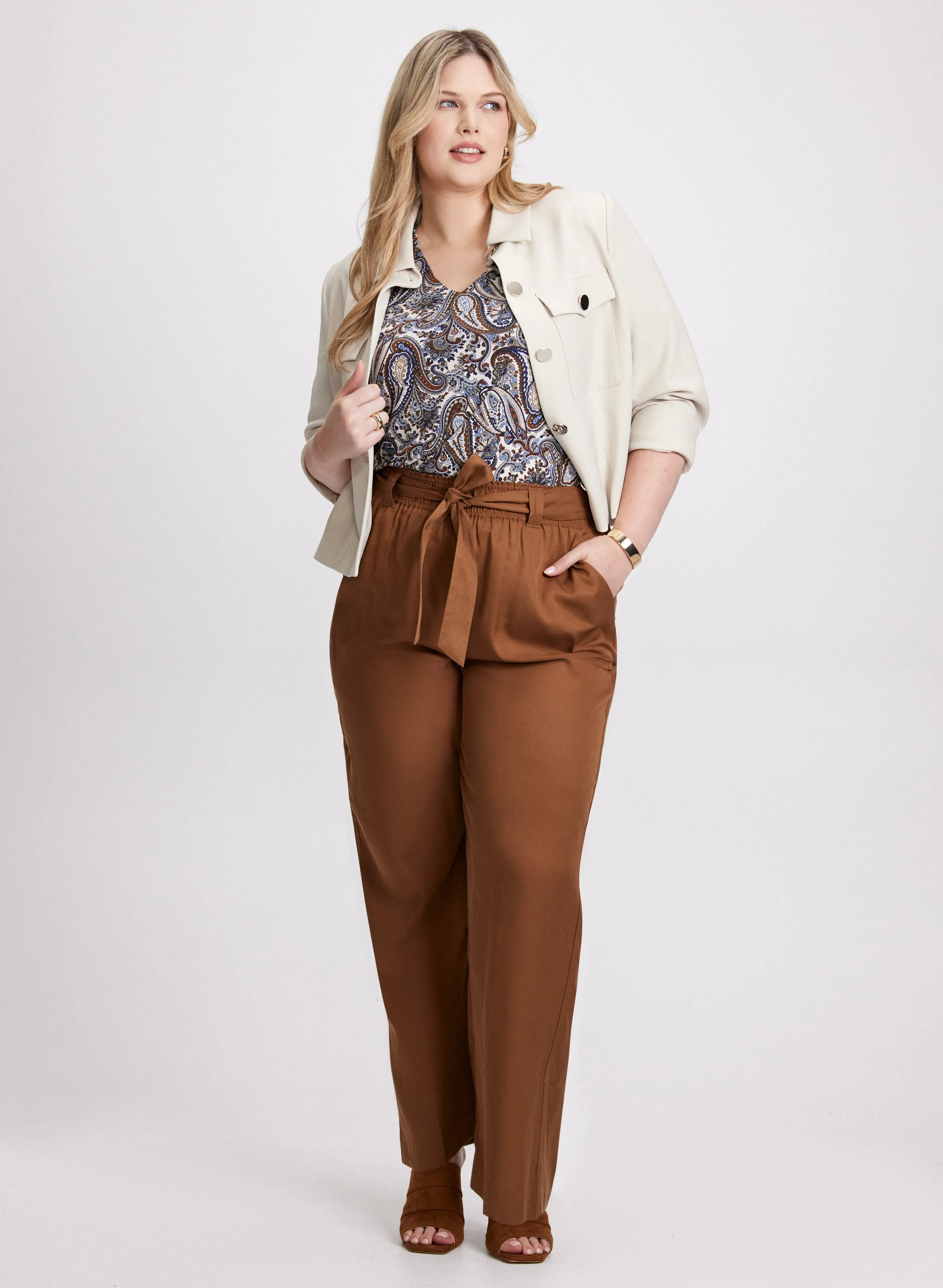 Paisley Print V-Neck Top sold by Laura product image thumbnail 3