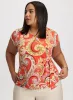 Tie Detail Paisley Top sold by Laura
