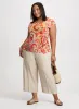 Tie Detail Paisley Top sold by Laura