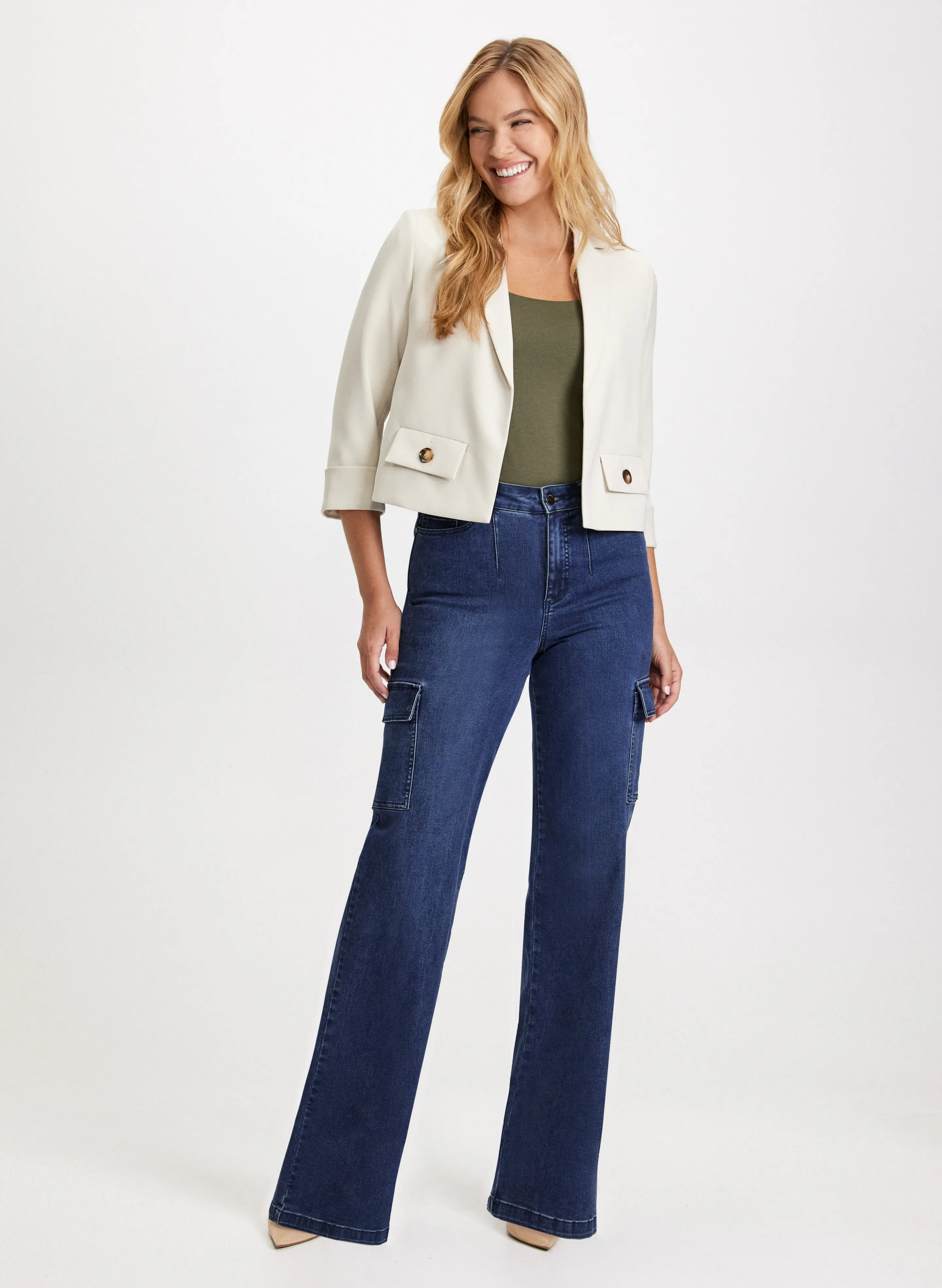Twill Jacket & Cargo Jeans sold by Laura