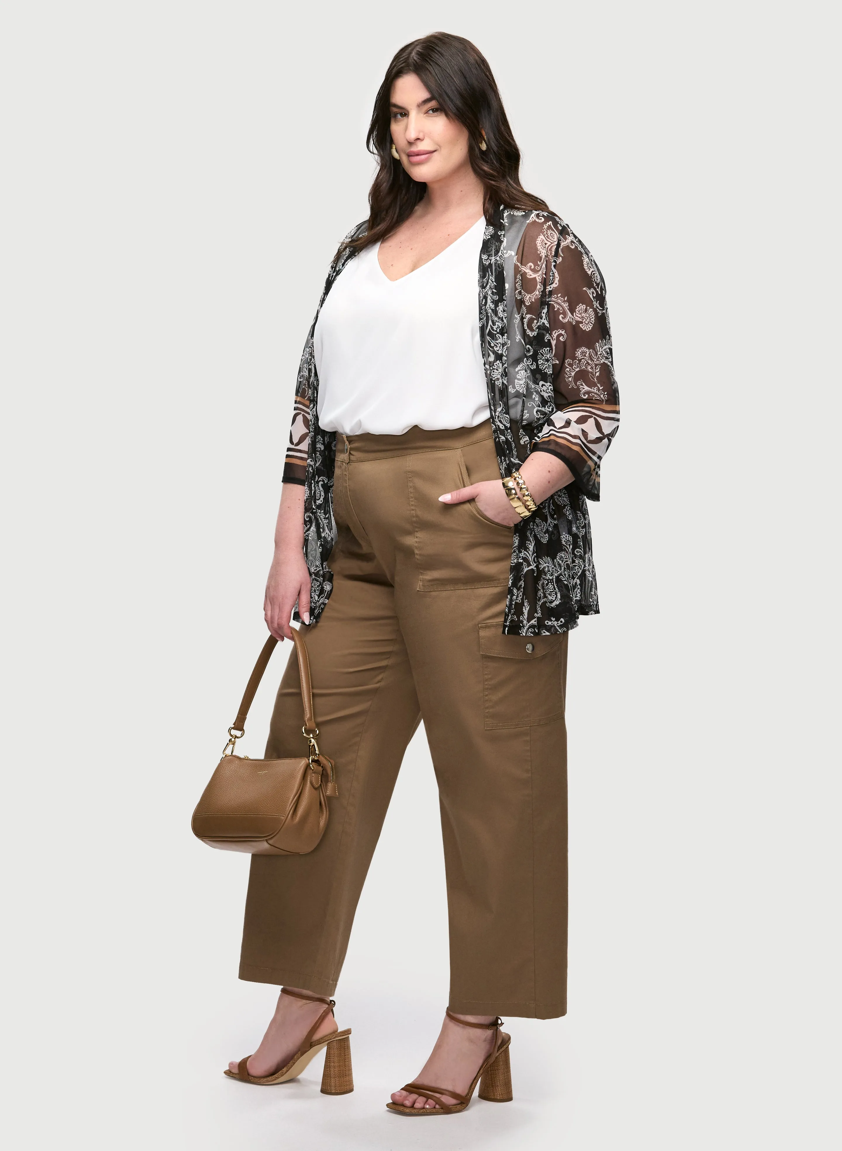 Wide Leg Cargo Pants sold by Laura product image thumbnail 4