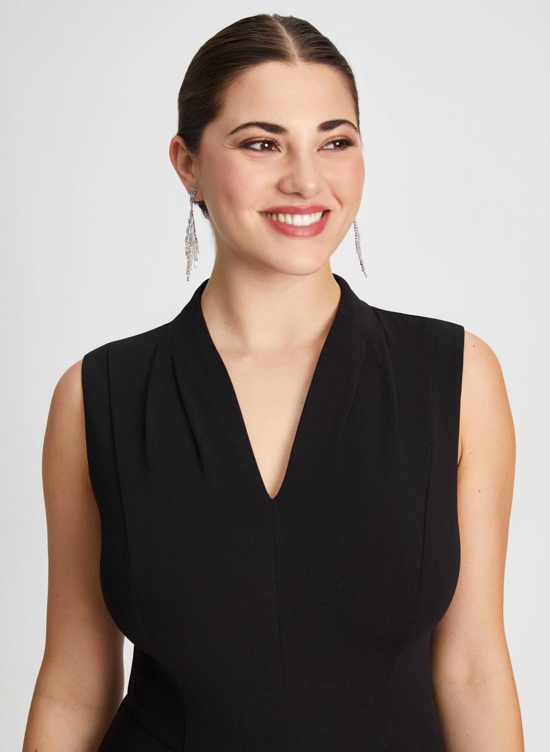 Wide Leg Slit Detail Jumpsuit sold by Laura product image thumbnail 4