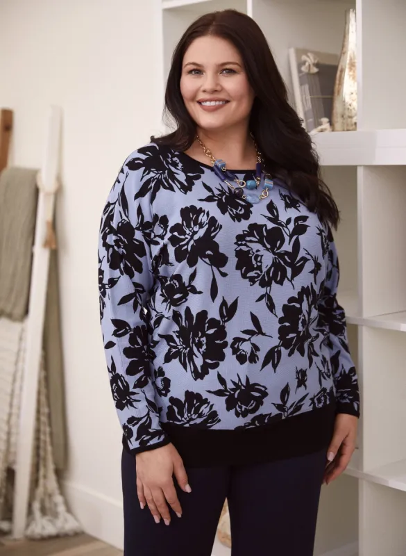 Floral Print Sweater sold by Laura