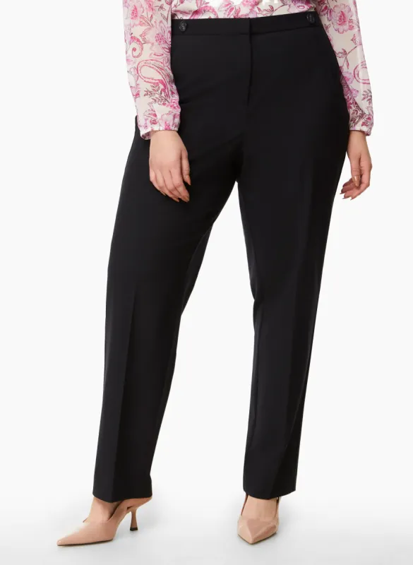Signature Fit Button Detail Pants sold by Laura
