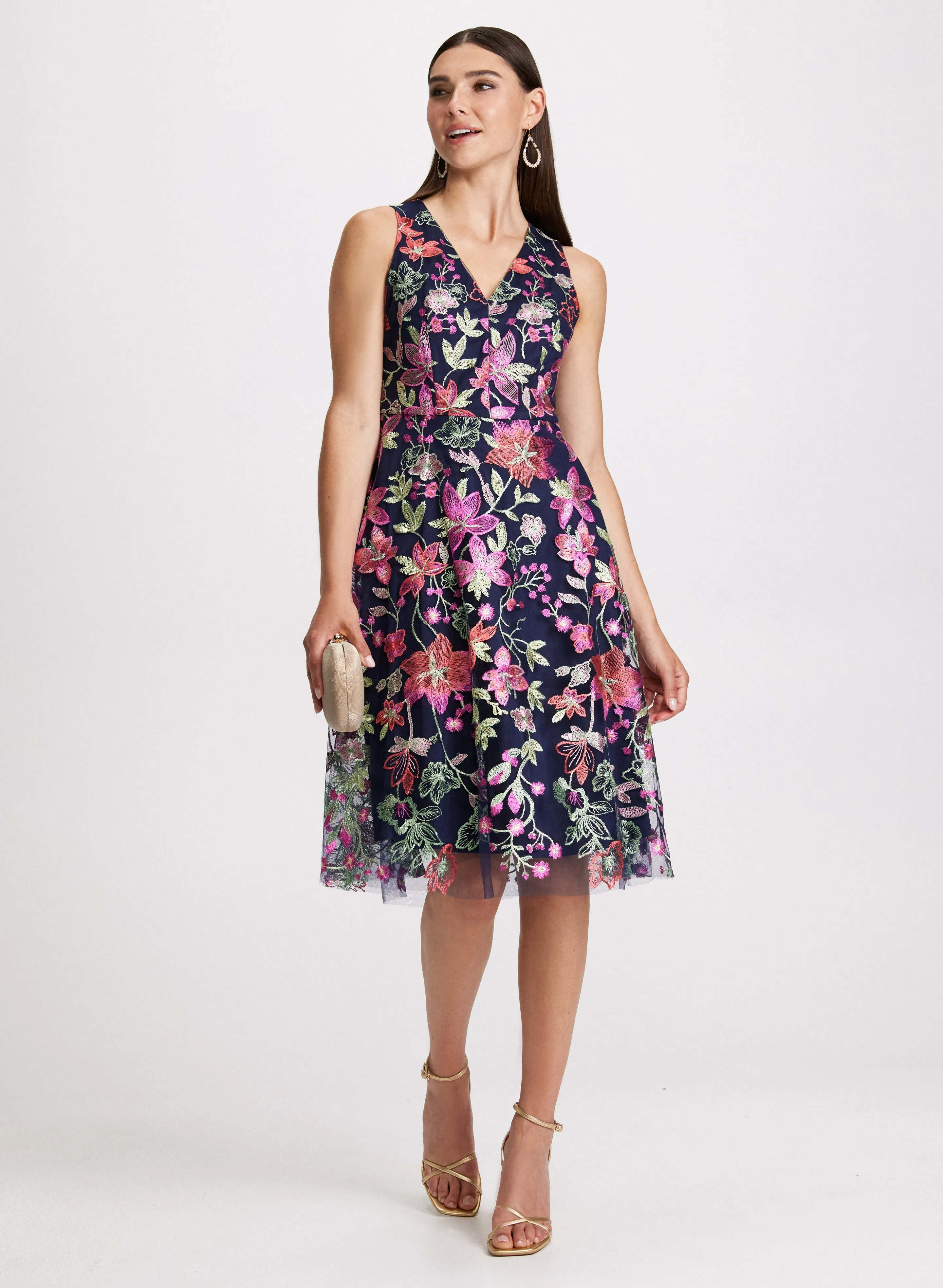 Floral Print Fit-&-Flare Dress sold by Laura