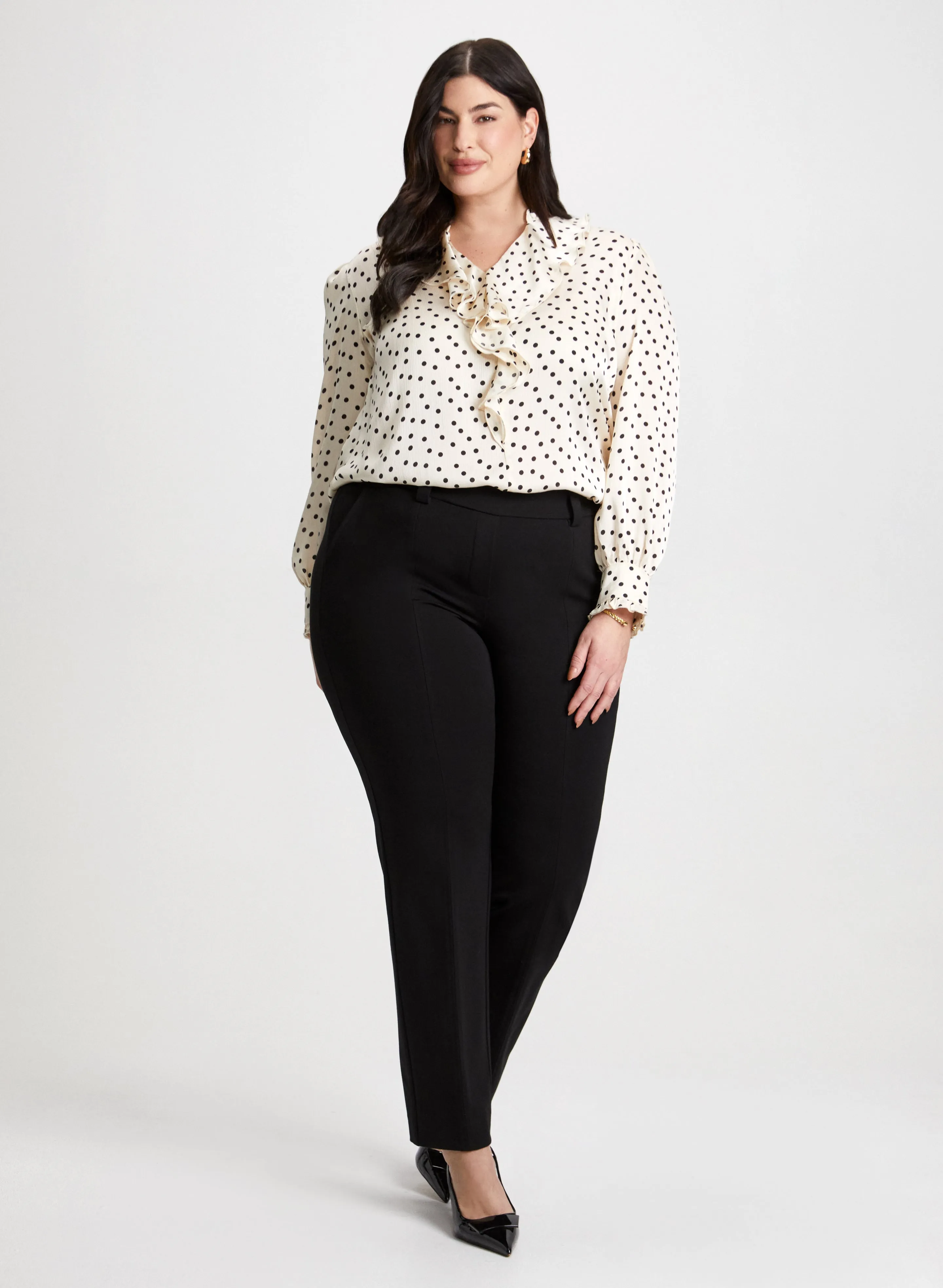 Polka Dot Top & Straight Leg Pants sold by Laura