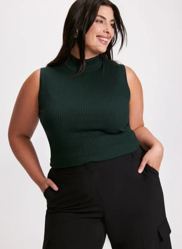 Essential Mock Neck Tank Top sold by Laura