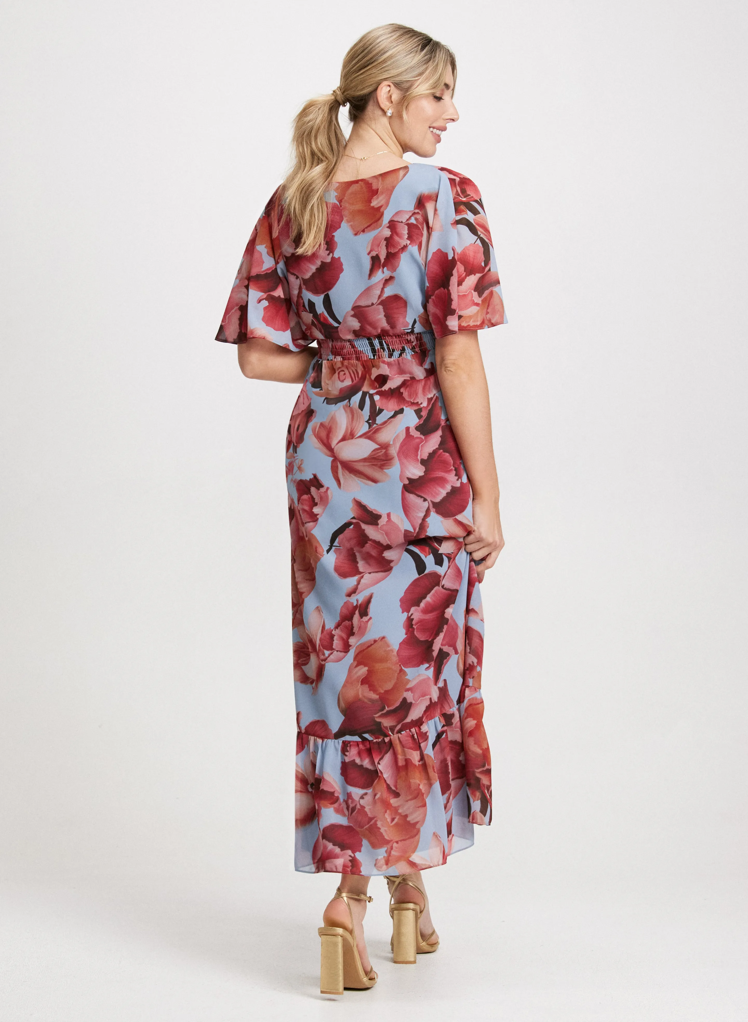 Floral Chiffon Maxi Dress sold by Laura product image thumbnail 3