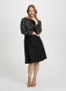 Metallic Print Blouse & Flared Skirt sold by Laura