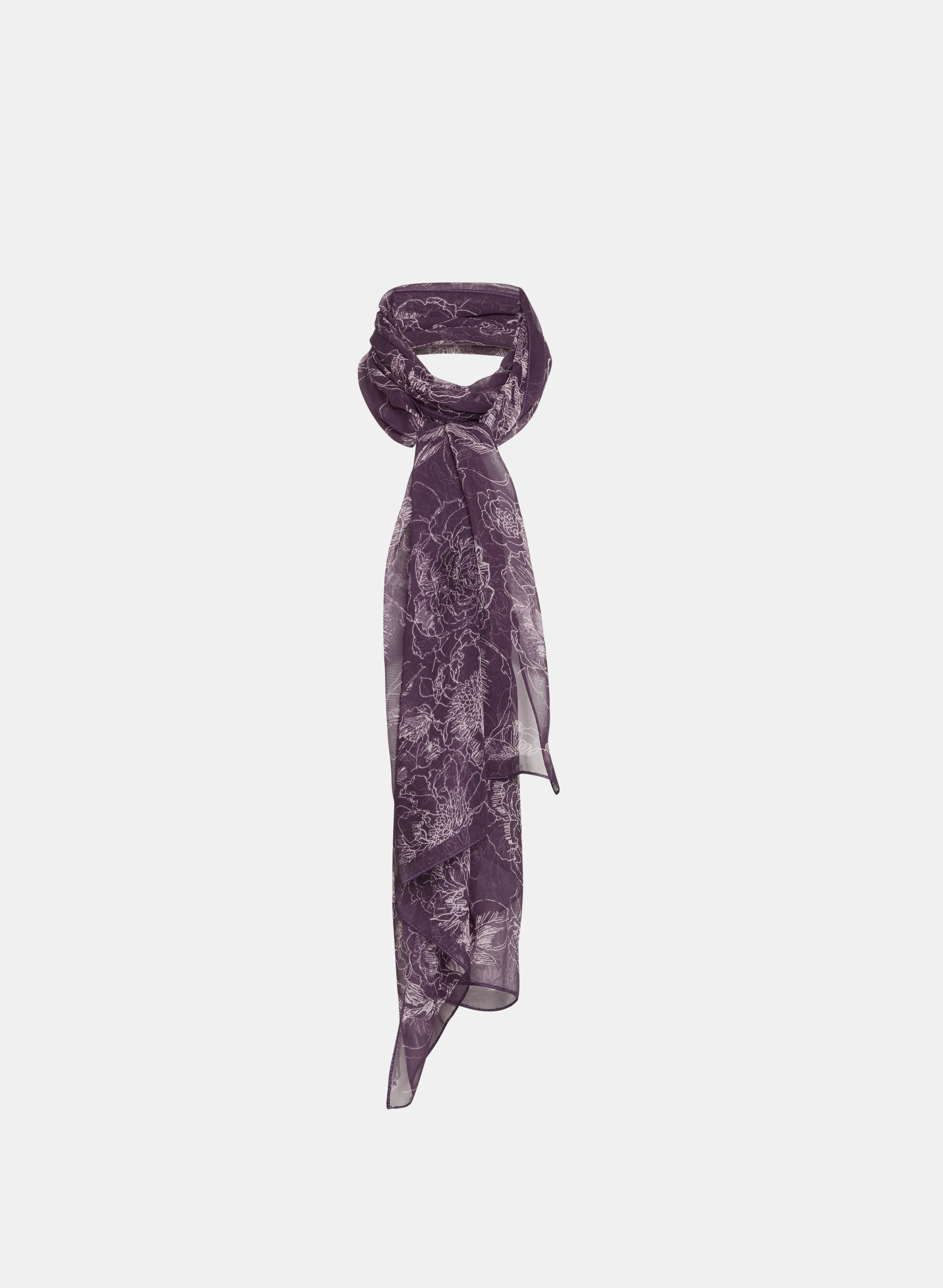 Floral Print Oblong Scarf sold by Laura