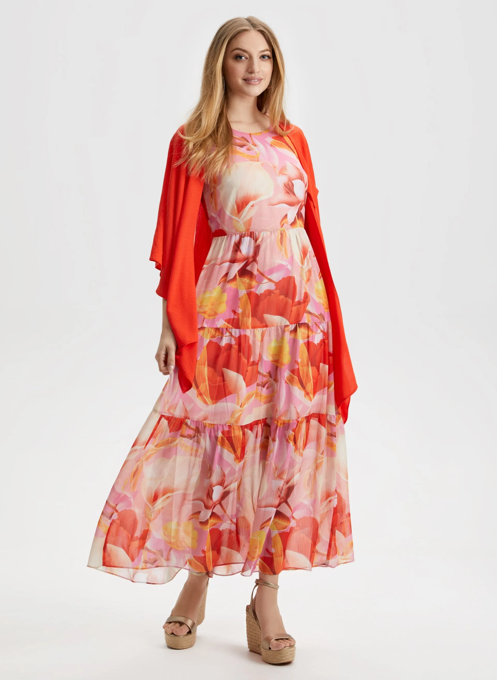 Textured Crepe Shawl sold by Laura product image thumbnail 4