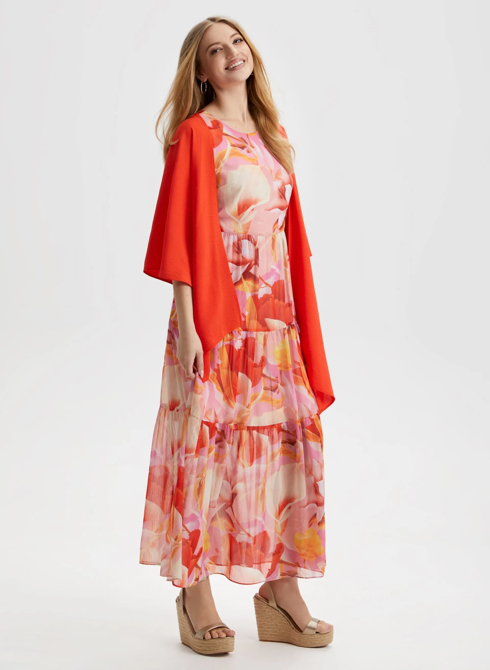 Textured Crepe Shawl sold by Laura product image thumbnail 3