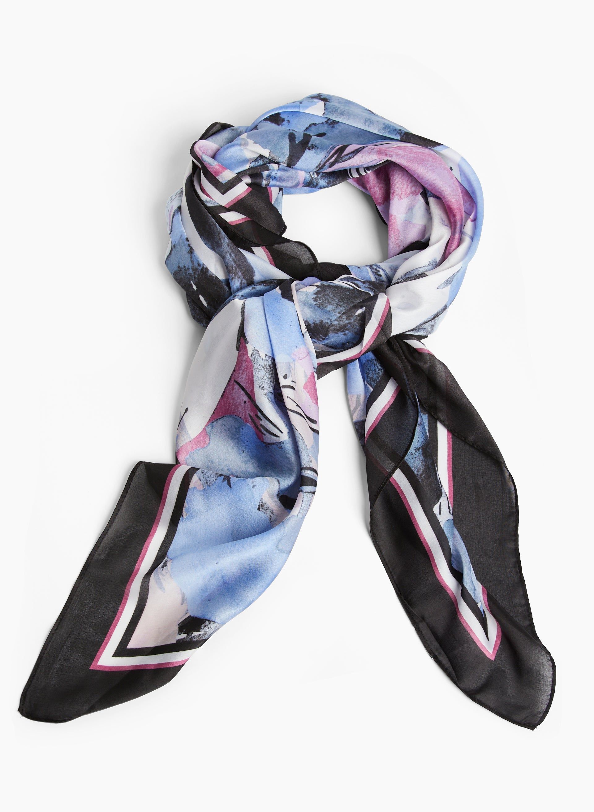 Floral Print Scarf sold by Laura