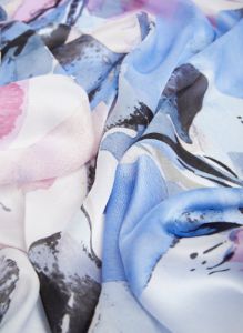 Floral Print Scarf sold by Laura