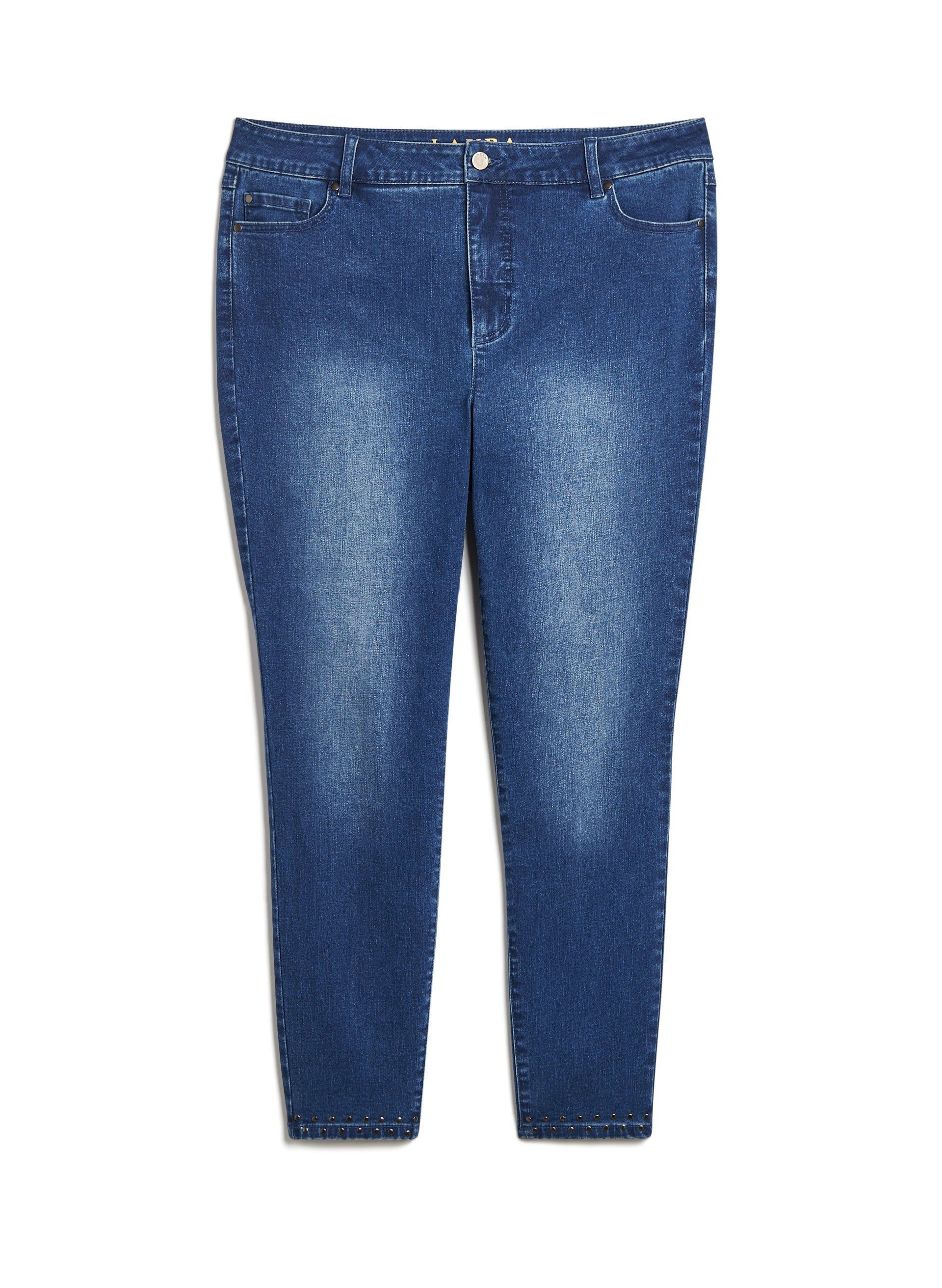 Bow Stud Detail Slim Leg Jeans sold by Laura product image thumbnail 4