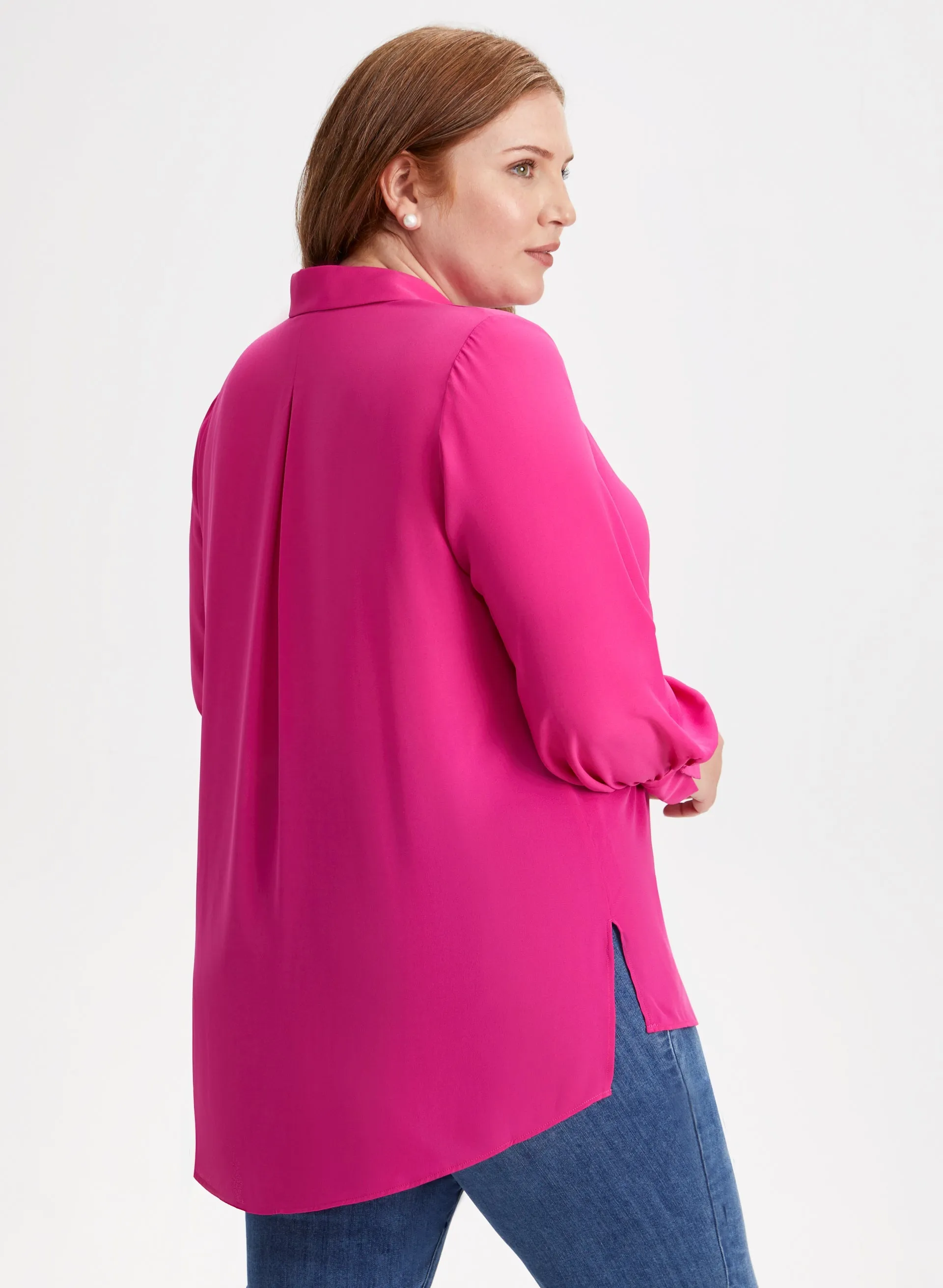 High-Low Long Sleeve Blouse sold by Laura product image thumbnail 2