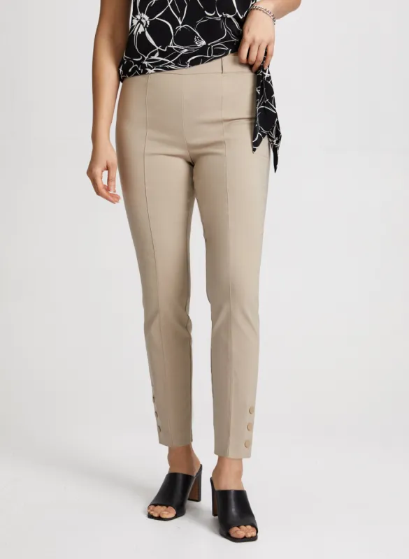 Slim Pull-On Ankle Pants sold by Laura
