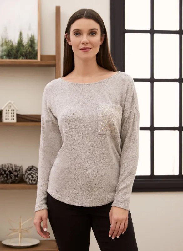 Stud Detail Sweater sold by Laura