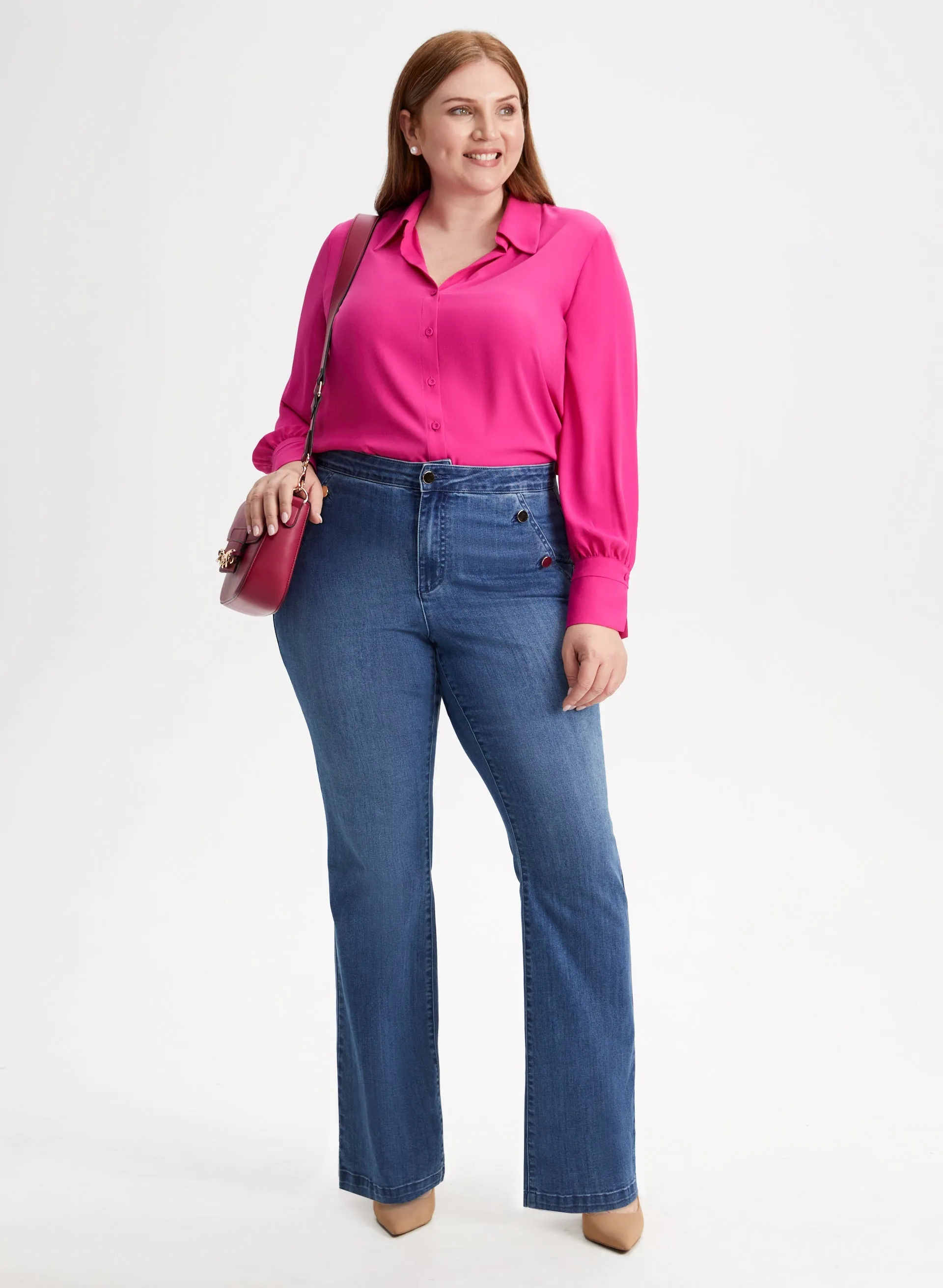 High-Low Long Sleeve Blouse sold by Laura product image thumbnail 4