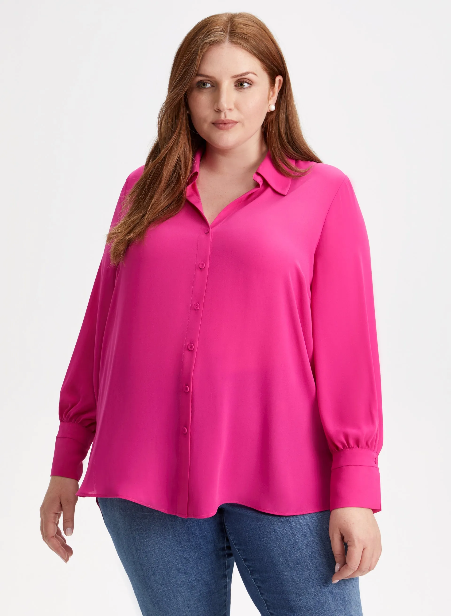 High-Low Long Sleeve Blouse sold by Laura product image thumbnail 5