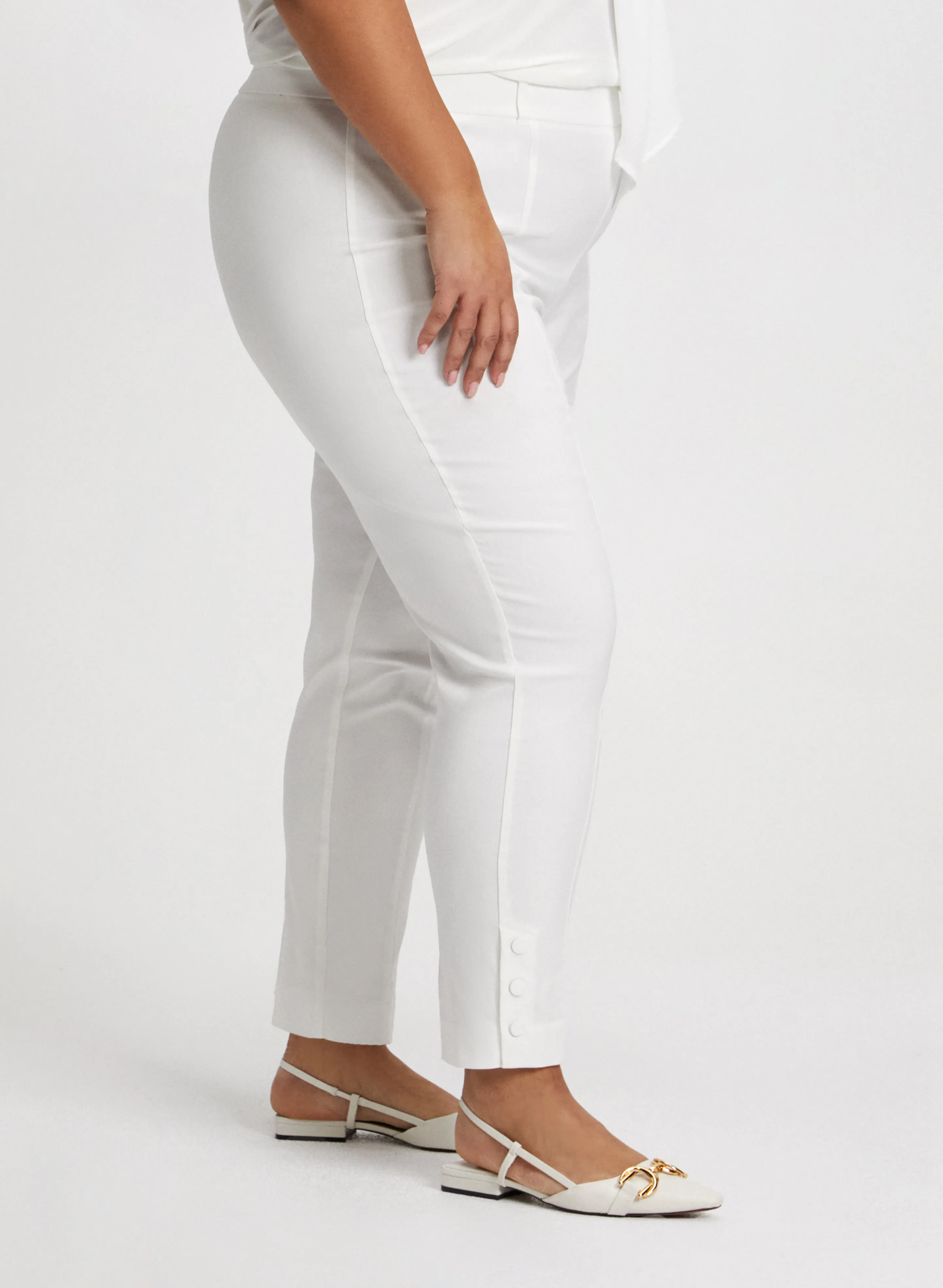 Pull-On Slim-Leg Pants sold by Laura product image thumbnail 5