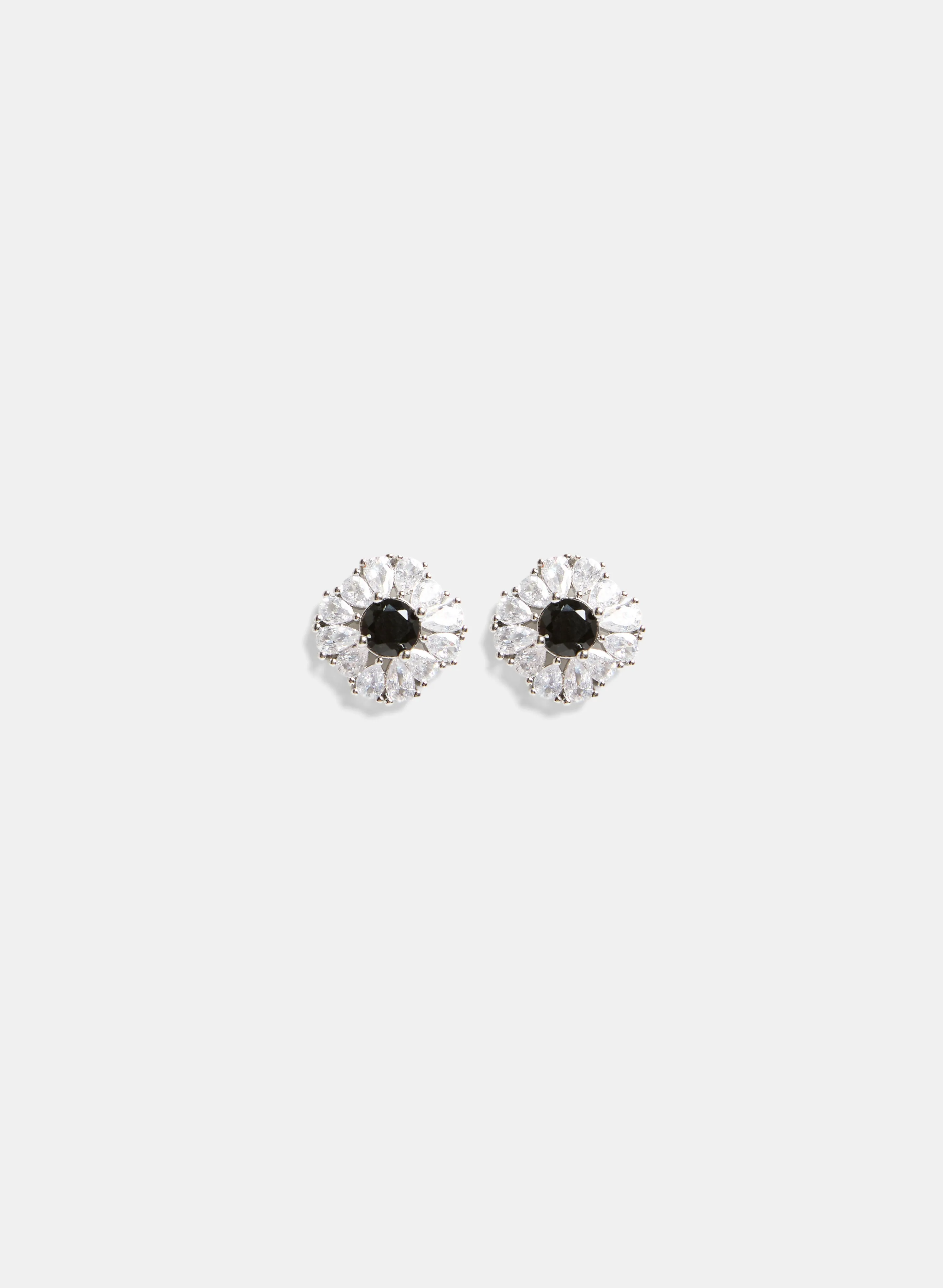 Cubic Zirconia Cluster Earrings sold by Laura