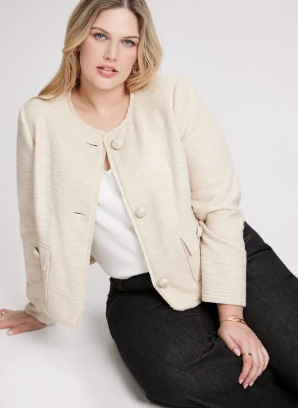 Cropped Boucle Jacket sold by Laura